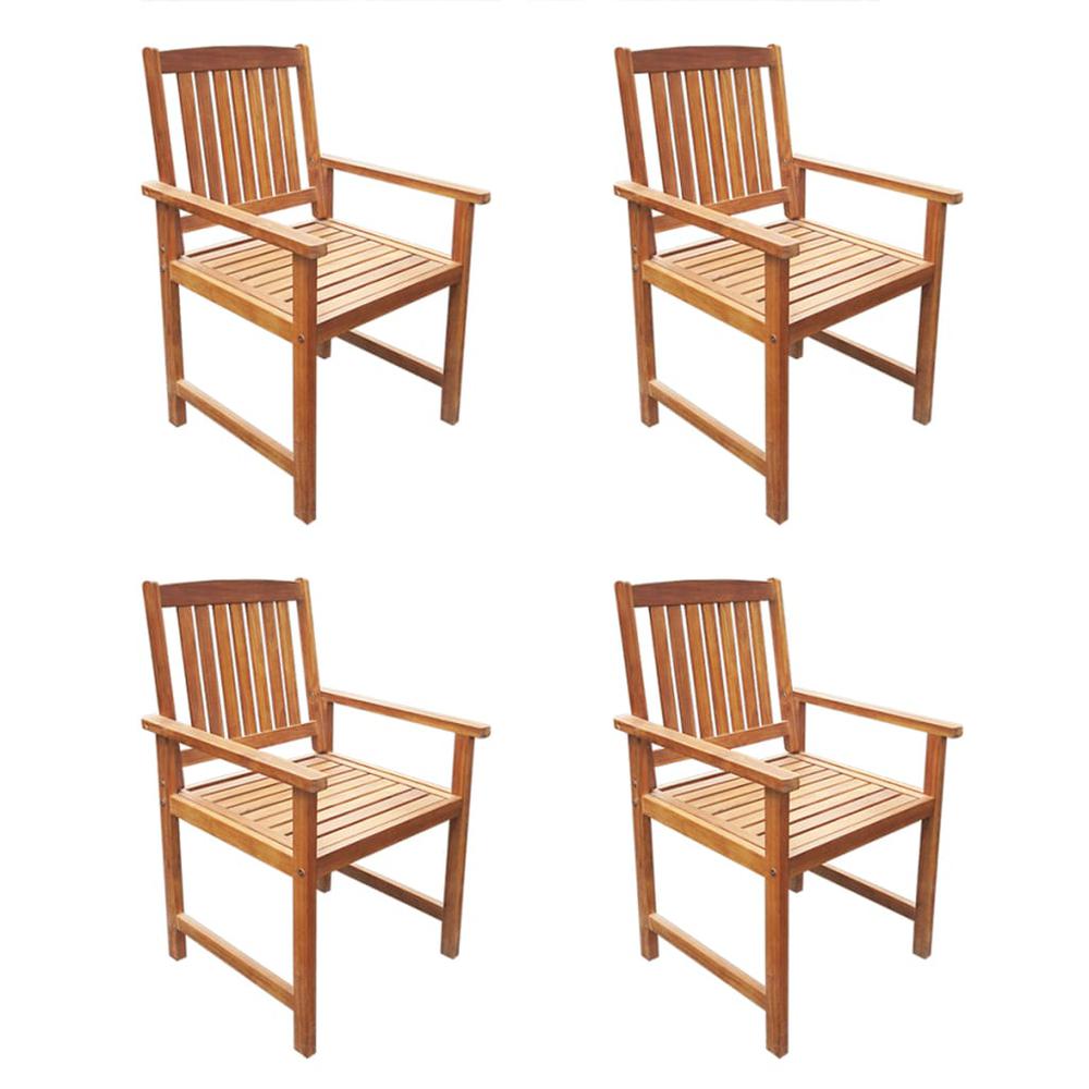 vidaXL 5 Piece Outdoor Dining Set Solid Acacia Wood, 42622. Picture 4