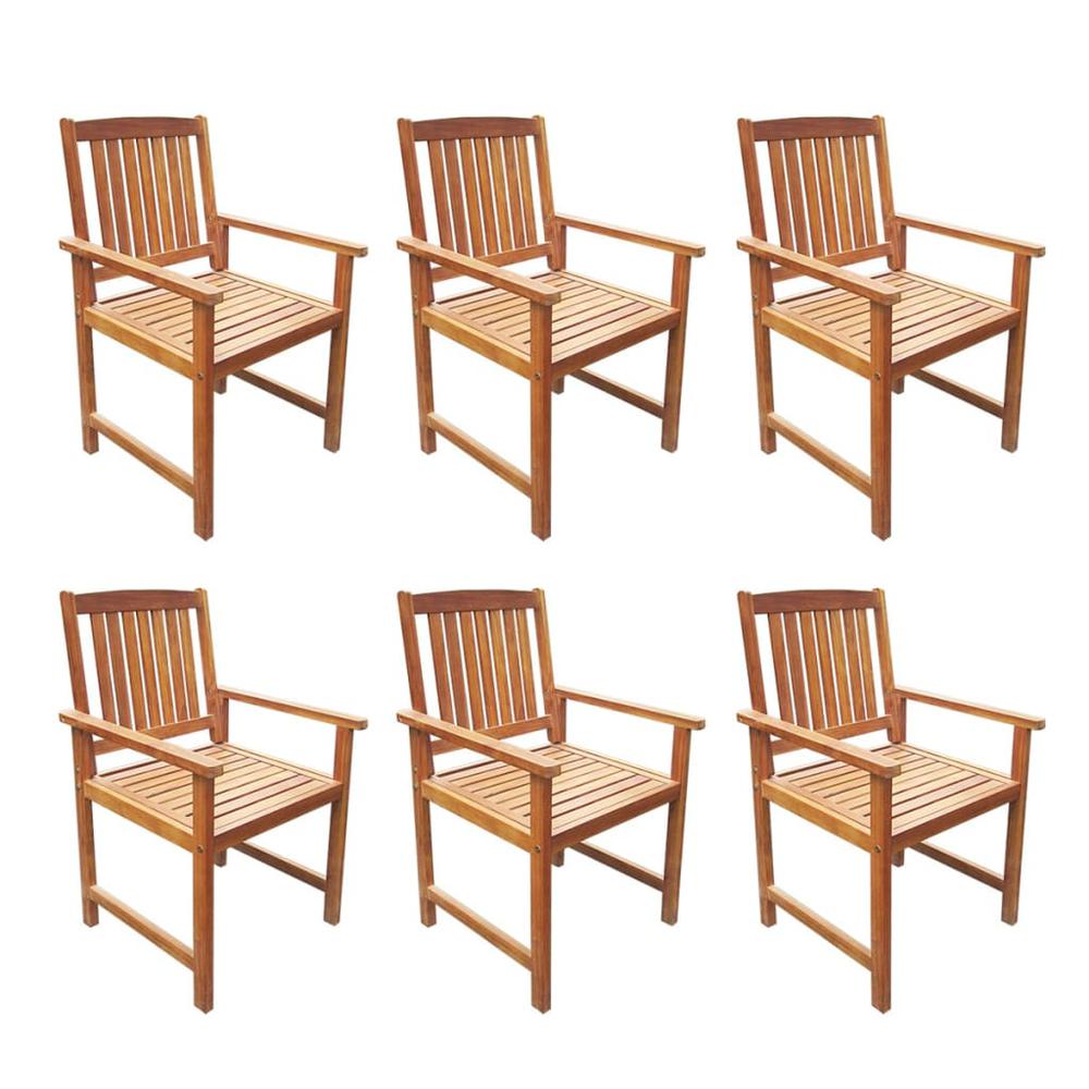 vidaXL 7 Piece Outdoor Dining Set Solid Acacia Wood, 42623. Picture 4