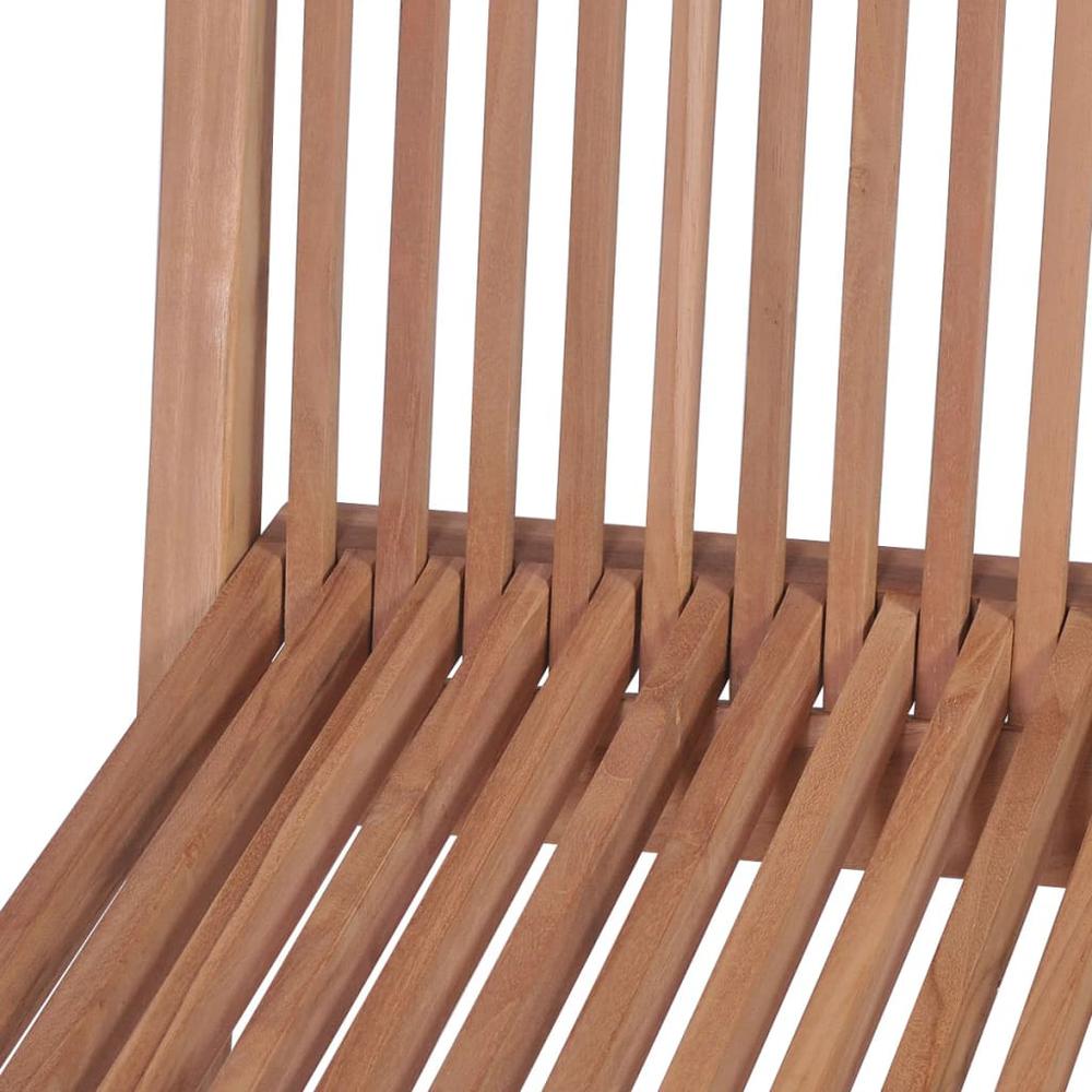 vidaXL Folding Garden Chairs 4 pcs Solid Teak Wood, 43040. Picture 6