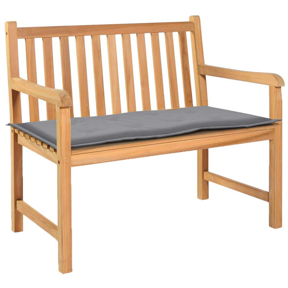 vidaXL Garden Bench Cushion Gray 39.4"x19.7"x1.18", 43193. Picture 1