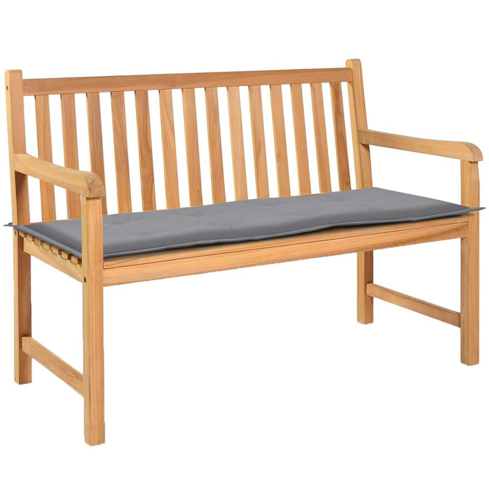 vidaXL Garden Bench Cushion Gray 47.2"x19.7"x1.18", 43194. Picture 1
