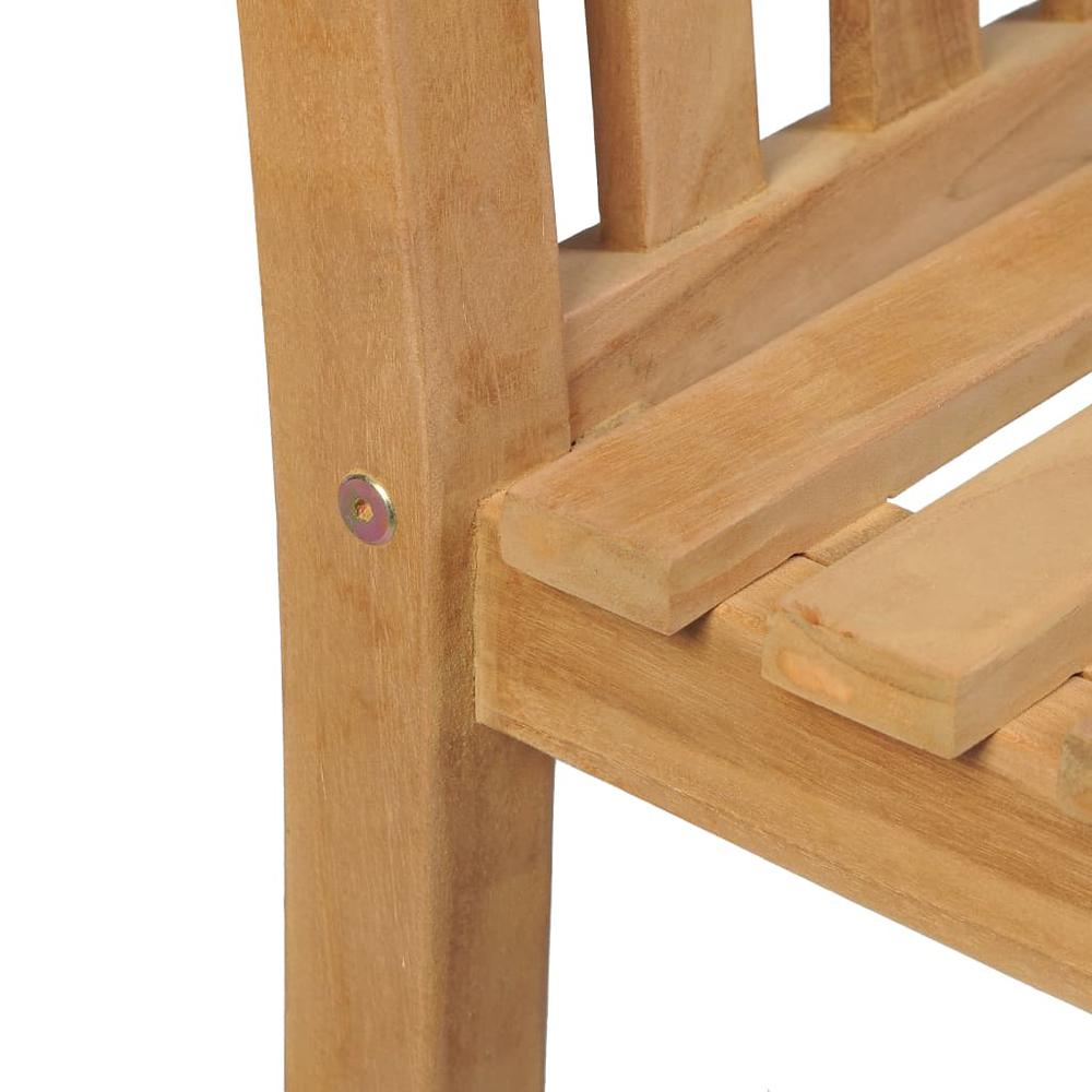 vidaXL Outdoor Chairs 2 pcs Solid Teak Wood, 43250. Picture 5