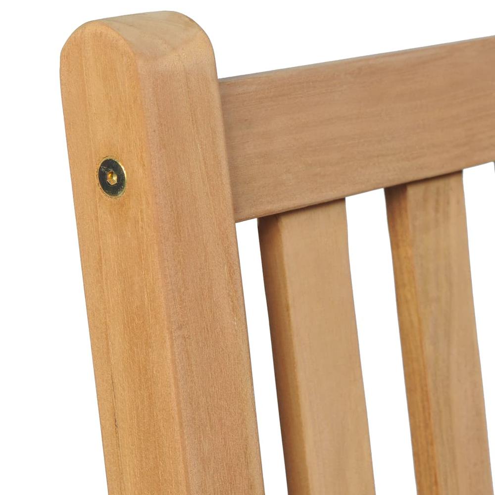vidaXL Outdoor Chairs 2 pcs Solid Teak Wood, 43250. Picture 6