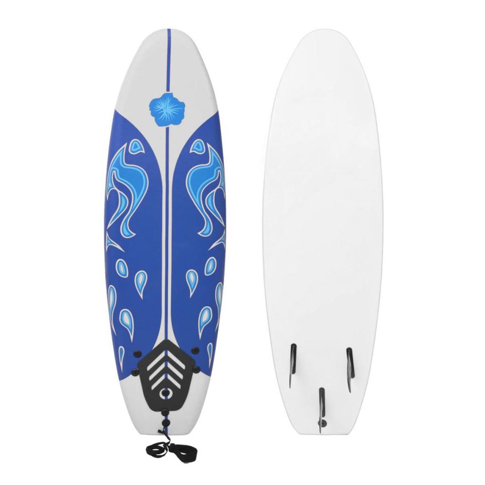 vidaXL Surfboard Blue 66.9", 91257. Picture 1