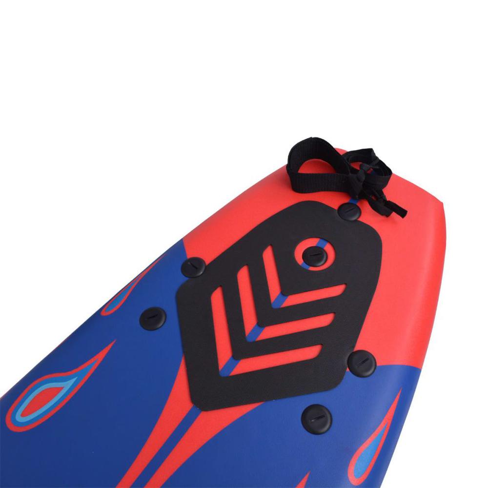 vidaXL Surfboard Blue and Red 66.9", 91258. Picture 5
