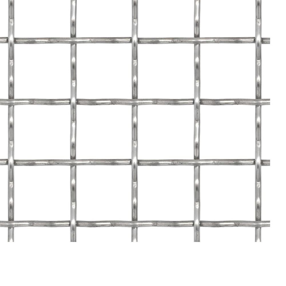 Crimped Garden Wire Fence Stainless Steel 19.7"x19.7" 0.8"x0.8"x0.1". Picture 2