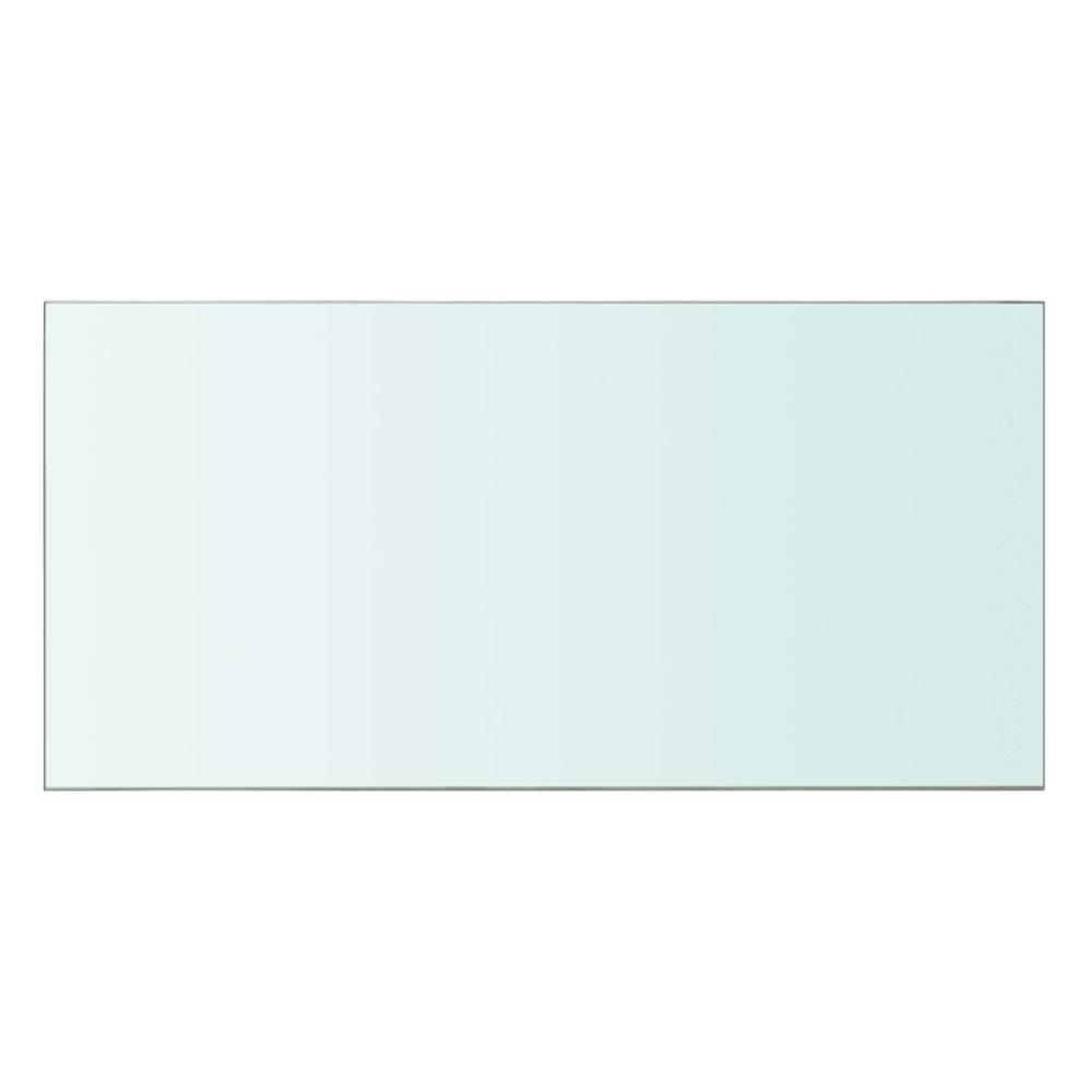 vidaXL Shelf Panel Glass Clear 23.6"x11.8", 243826. Picture 2