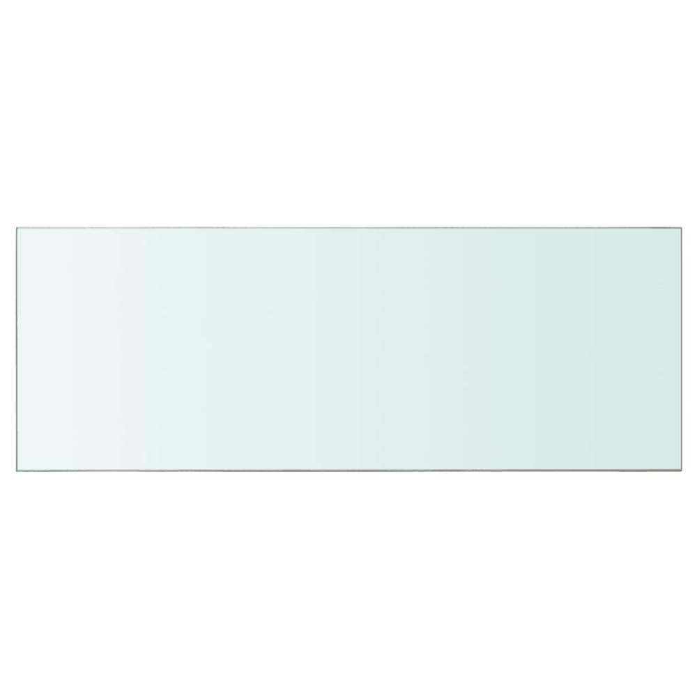 vidaXL Shelf Panel Glass Clear 31.5"x11.8", 243836. Picture 2