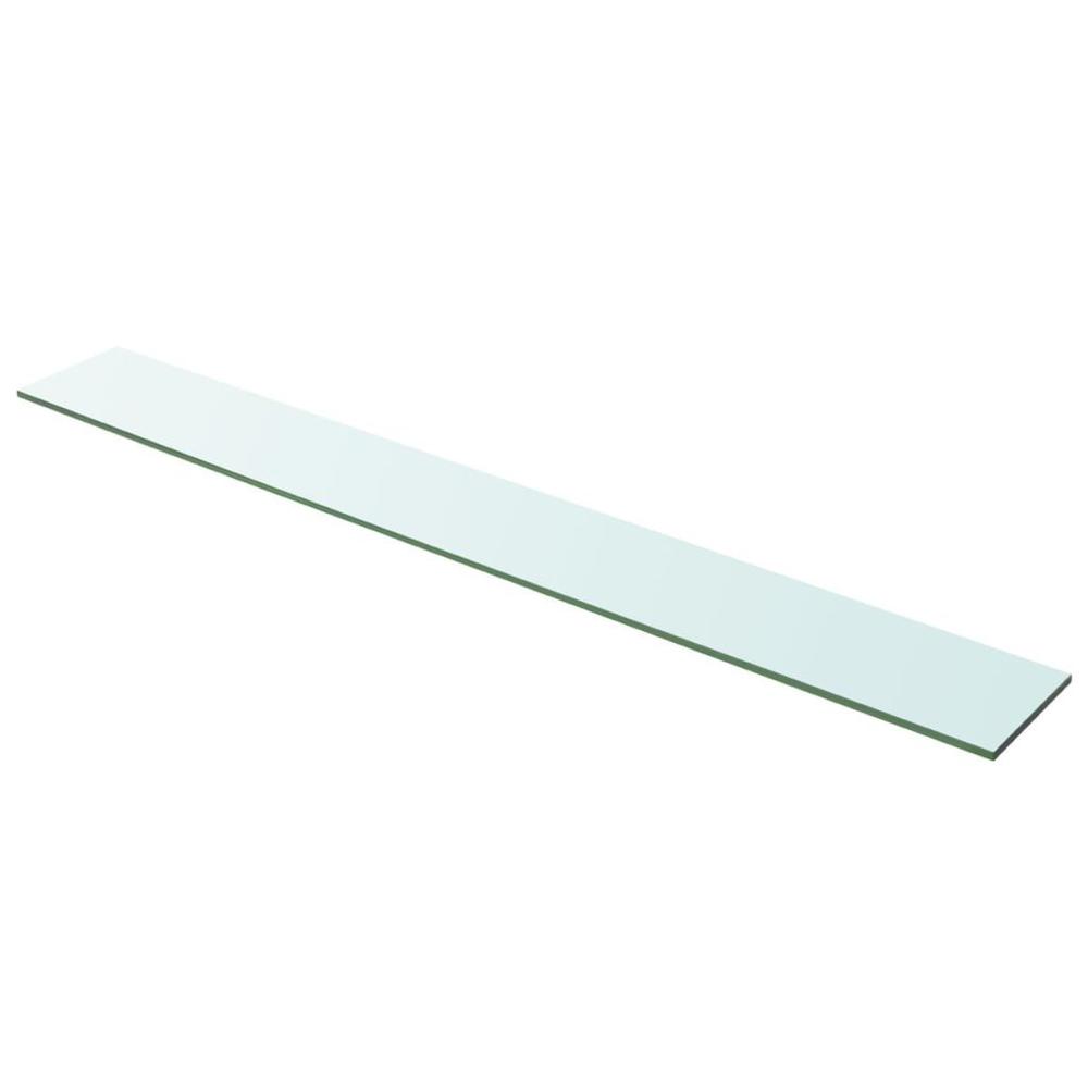 vidaXL Shelf Panel Glass Clear 39.4"x4.7", 243842. The main picture.