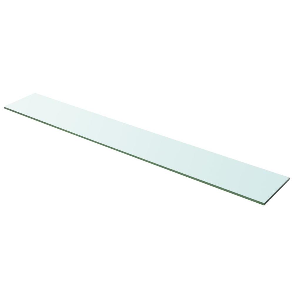 vidaXL Shelf Panel Glass Clear 39.4"x5.9", 243843. The main picture.