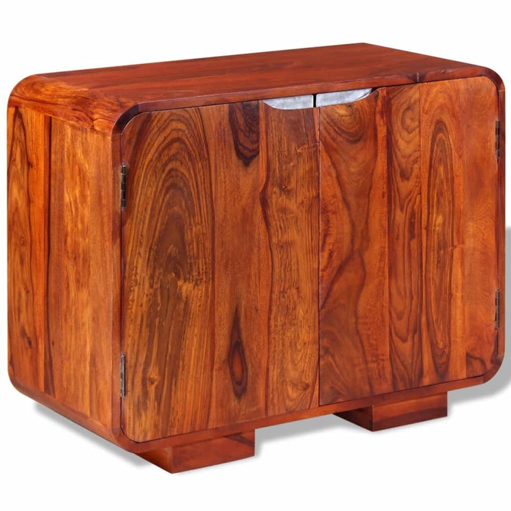 vidaXL Sideboard Solid Sheesham Wood 29.5"x13.8"x23.6". Picture 5