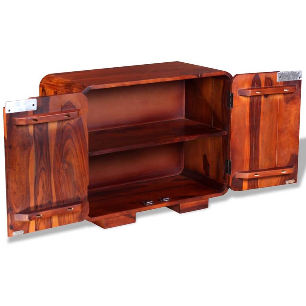 vidaXL Sideboard Solid Sheesham Wood 29.5"x13.8"x23.6". Picture 6