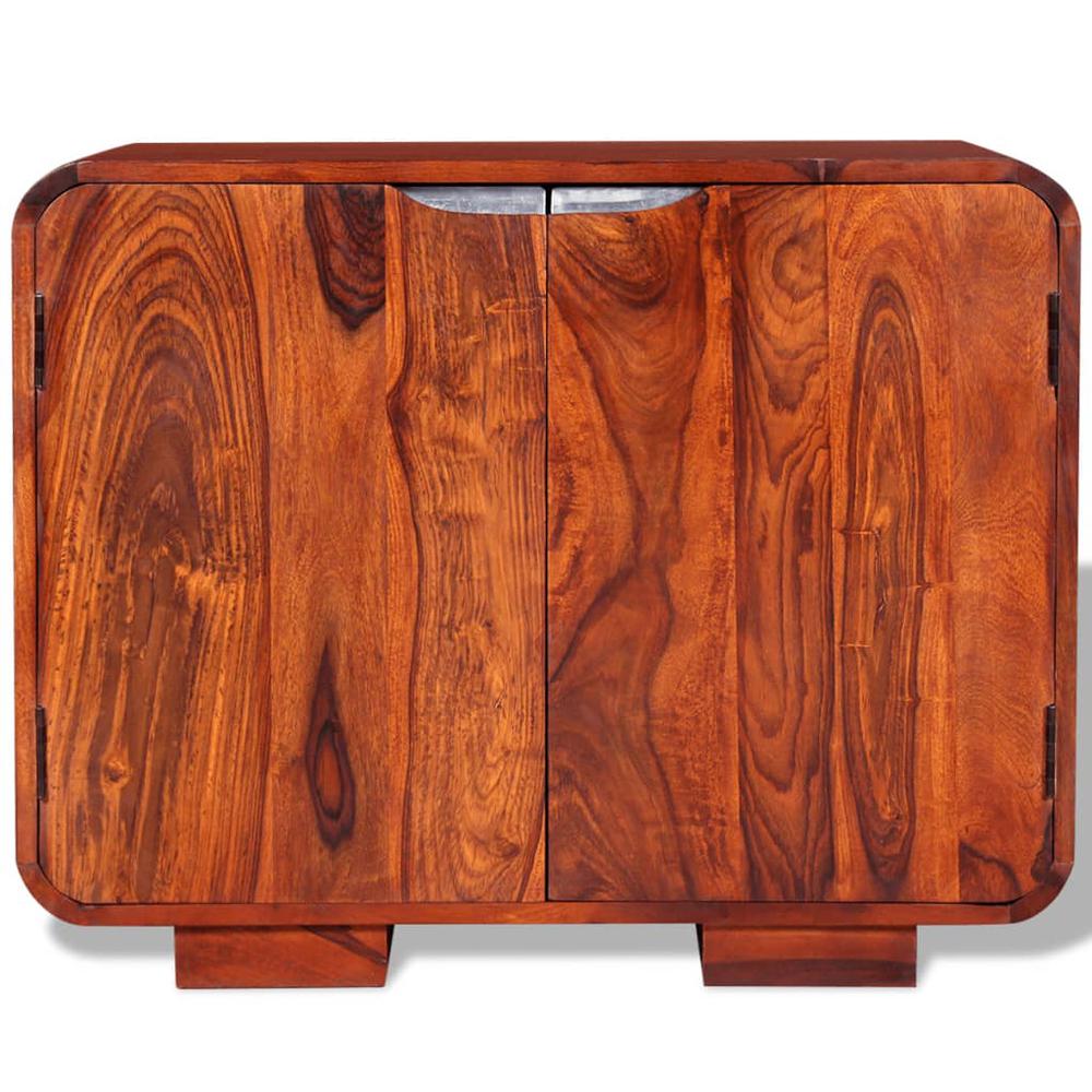 vidaXL Sideboard Solid Sheesham Wood 29.5"x13.8"x23.6". Picture 7