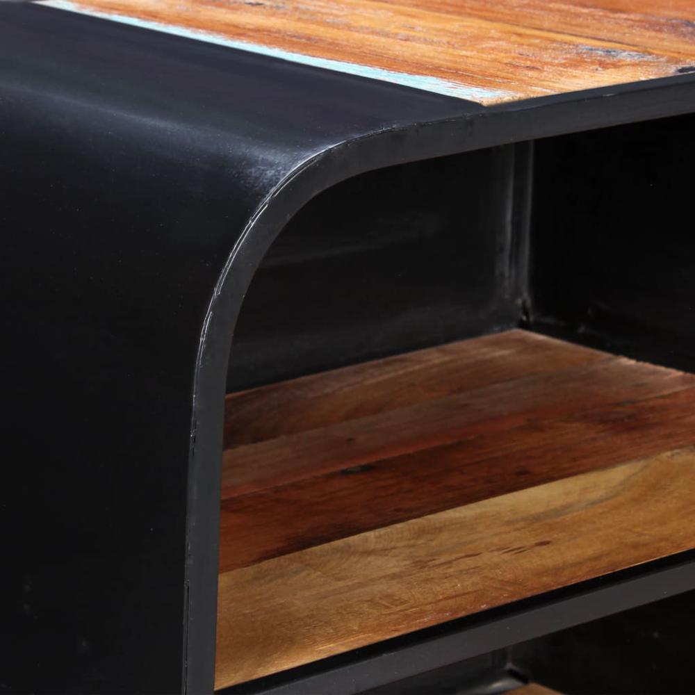 vidaXL TV Cabinet Reclaimed Wood 35.4"x11.8"x18.9", 243982. Picture 2