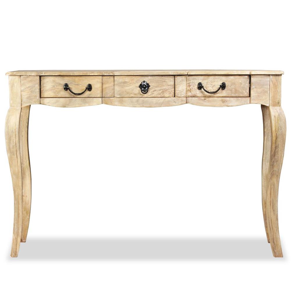 vidaXL Console Table Solid Mango Wood 47.2"x19.7"x31.5", 243987. Picture 7