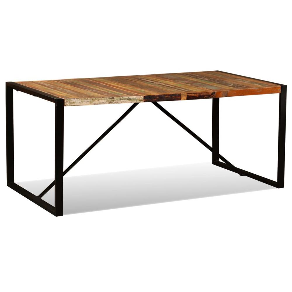 vidaXL Dining Table Solid Reclaimed Wood 70.9", 243999. Picture 5
