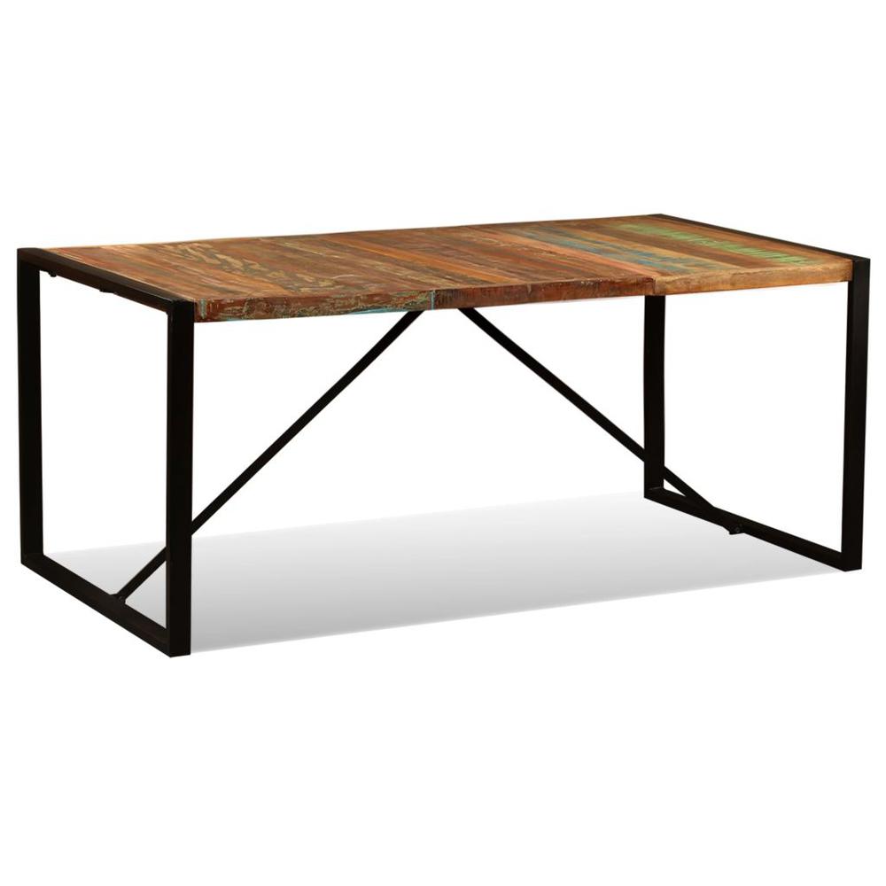 vidaXL Dining Table Solid Reclaimed Wood 70.9", 243999. Picture 6