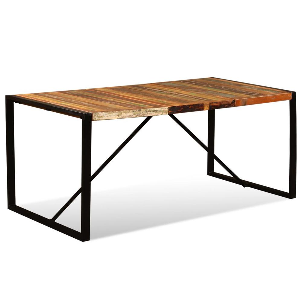vidaXL Dining Table Solid Reclaimed Wood 70.9", 243999. Picture 7