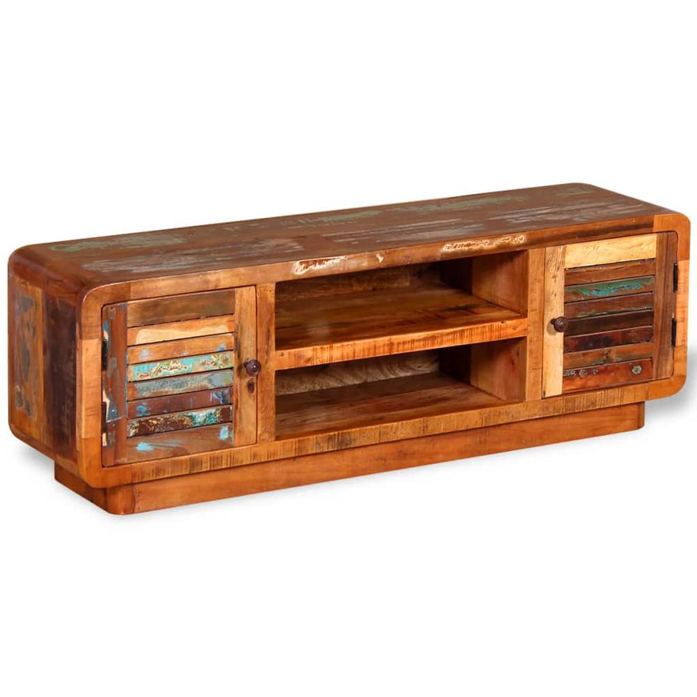 vidaXL TV Cabinet Solid Reclaimed Wood 47.2"x11.8"x15.7", 244018. Picture 2