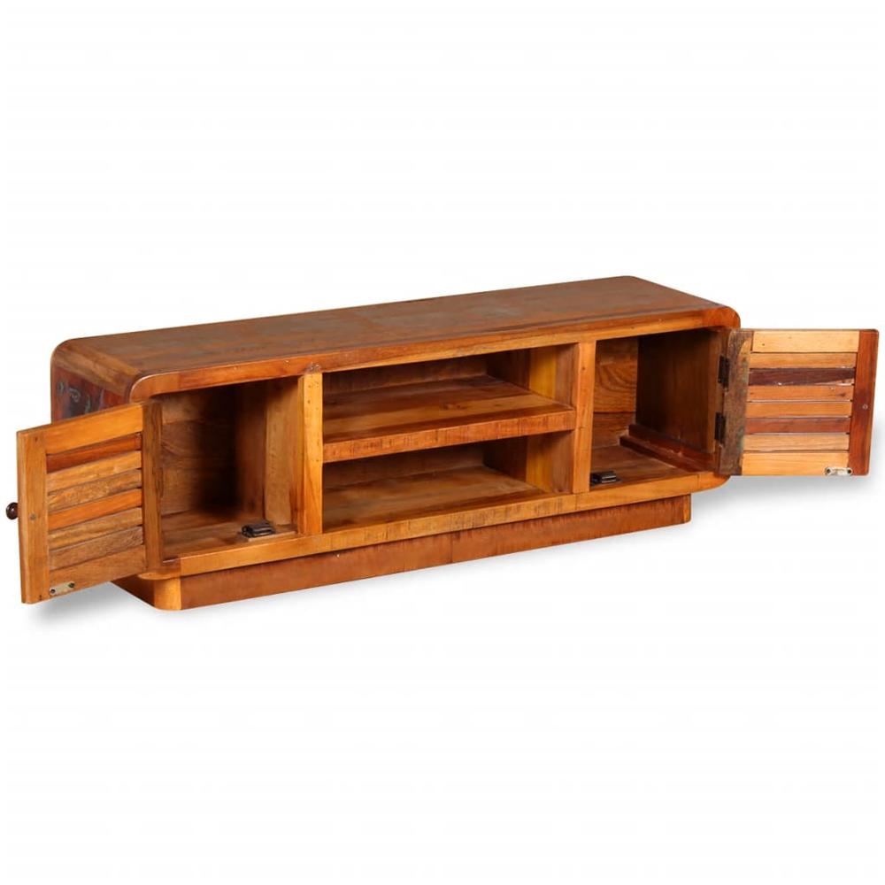 vidaXL TV Cabinet Solid Reclaimed Wood 47.2"x11.8"x15.7", 244018. Picture 6