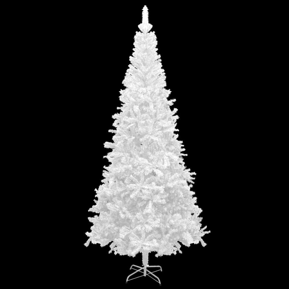 vidaXL Artificial Christmas Tree L 94.5" White, 244193. Picture 2