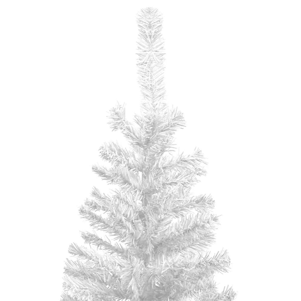 vidaXL Artificial Christmas Tree L 94.5" White, 244193. Picture 3