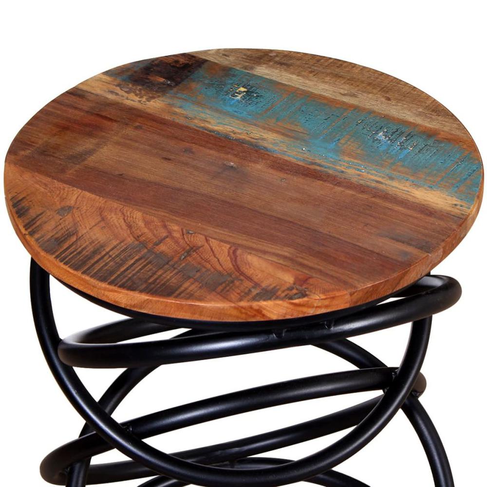 vidaXL End Table Solid Reclaimed Wood, 244231. Picture 6
