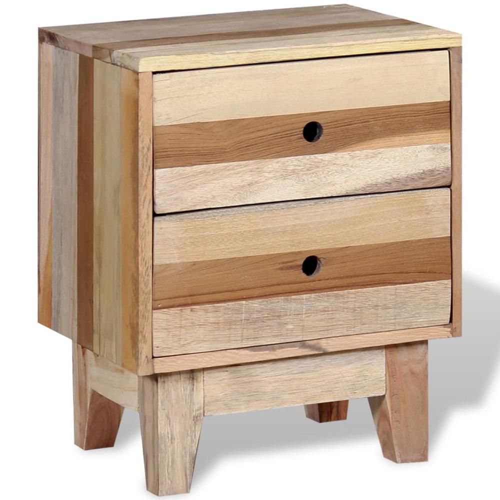 vidaXL Bedside Cabinet Solid Reclaimed Wood, 244234. Picture 1