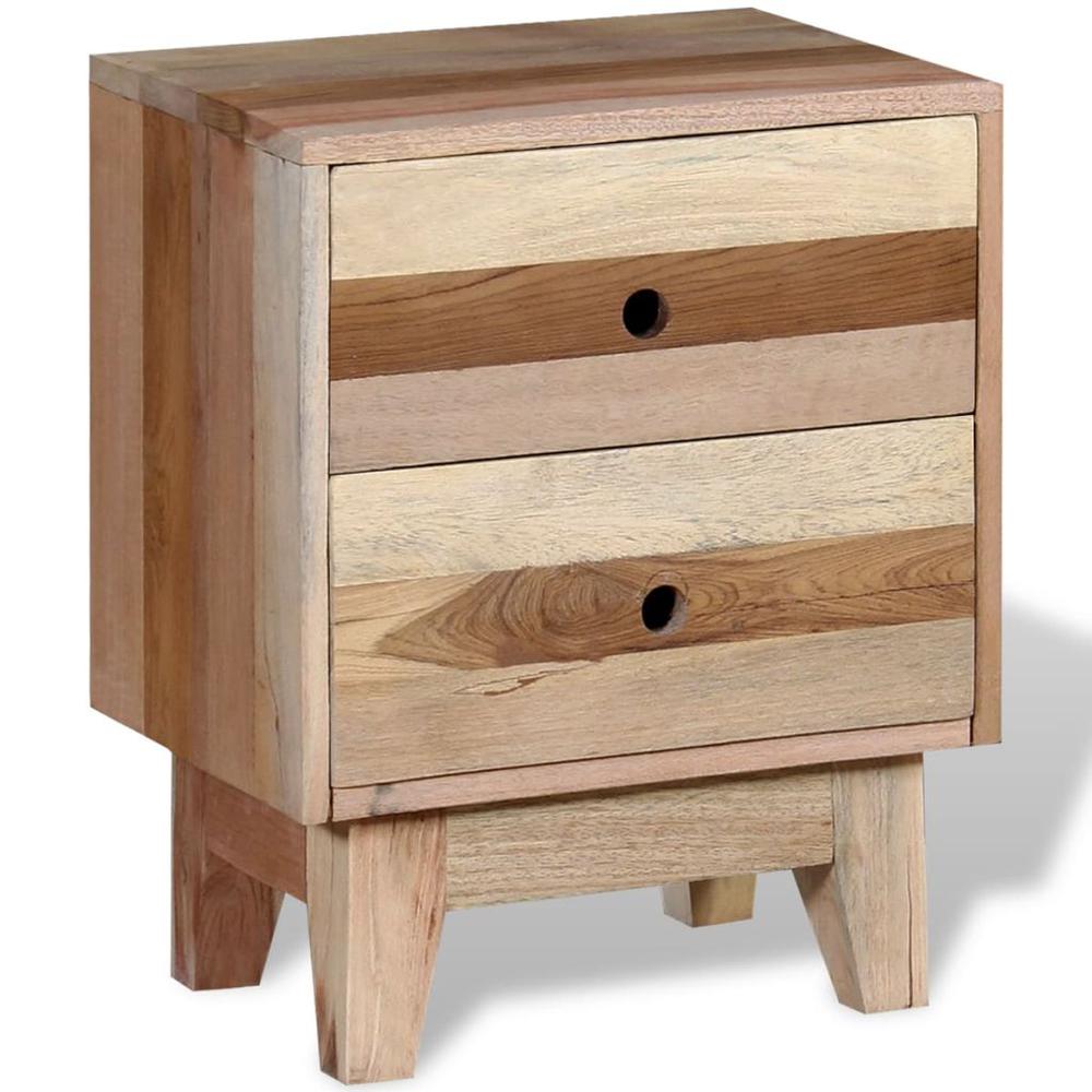 vidaXL Bedside Cabinet Solid Reclaimed Wood, 244234. Picture 3