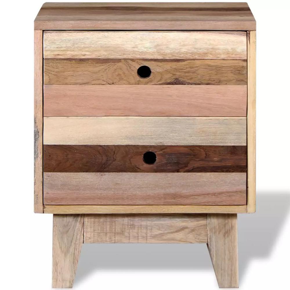 vidaXL Bedside Cabinet Solid Reclaimed Wood, 244234. Picture 7