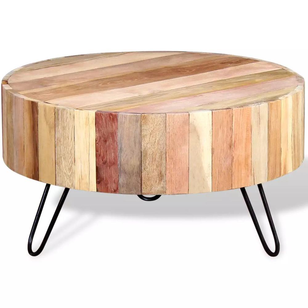 vidaXL Coffee Table Solid Reclaimed Wood, 244237. Picture 1