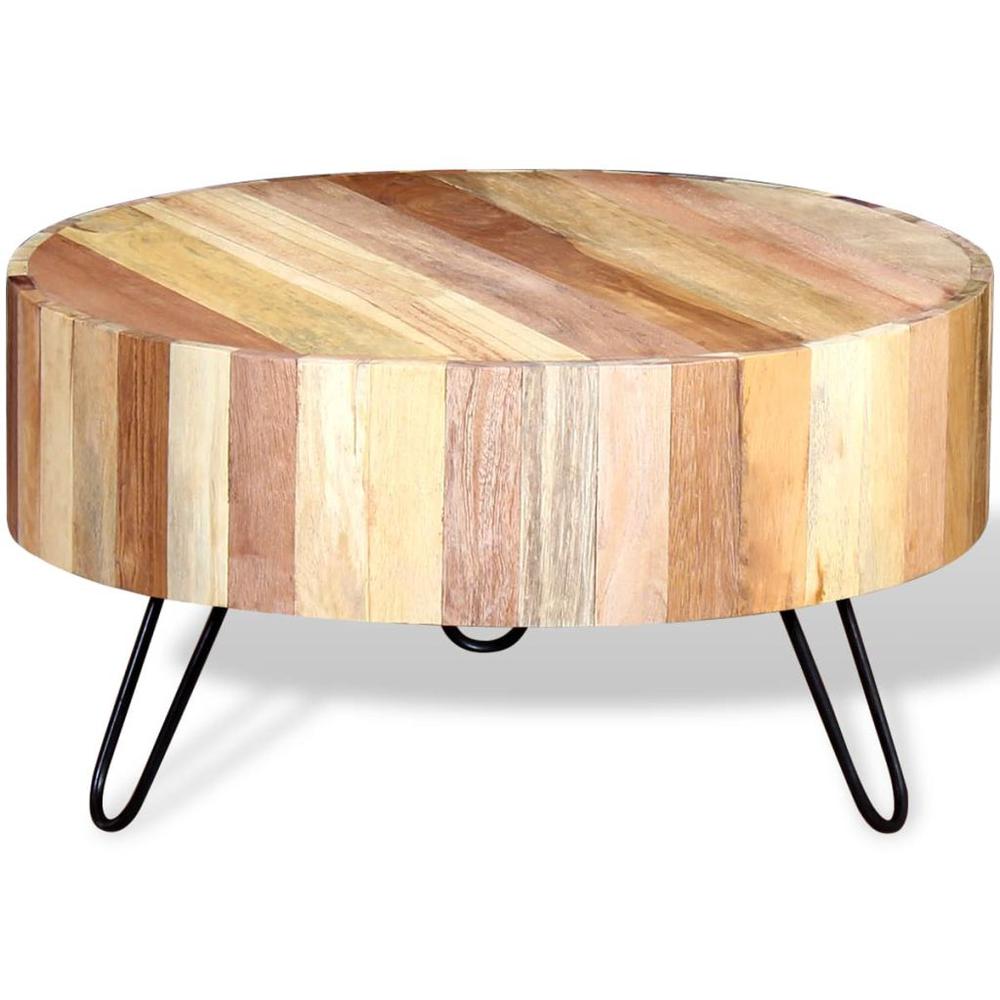 vidaXL Coffee Table Solid Reclaimed Wood, 244237. Picture 4