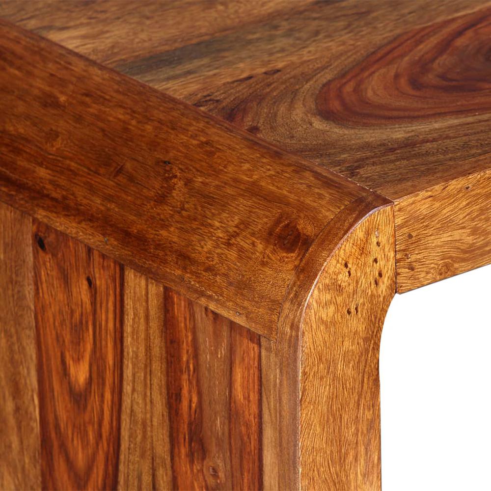 Sideboard/Desk Solid Sheesham Wood Brown. Picture 1