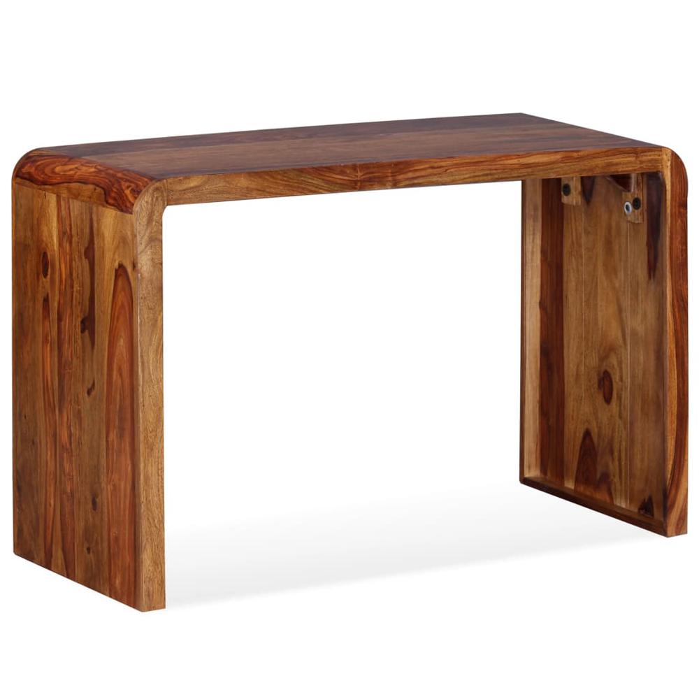 Sideboard/Desk Solid Sheesham Wood Brown. Picture 10