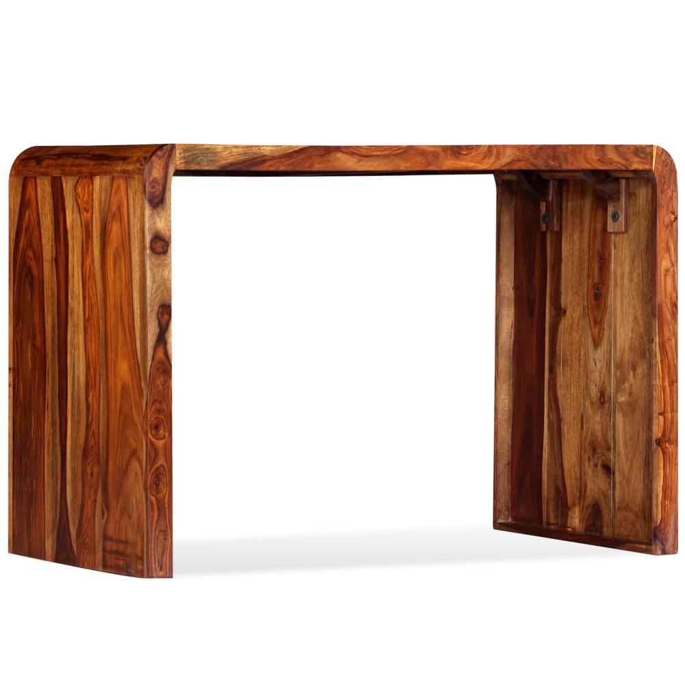 Sideboard/Desk Solid Sheesham Wood Brown. Picture 5
