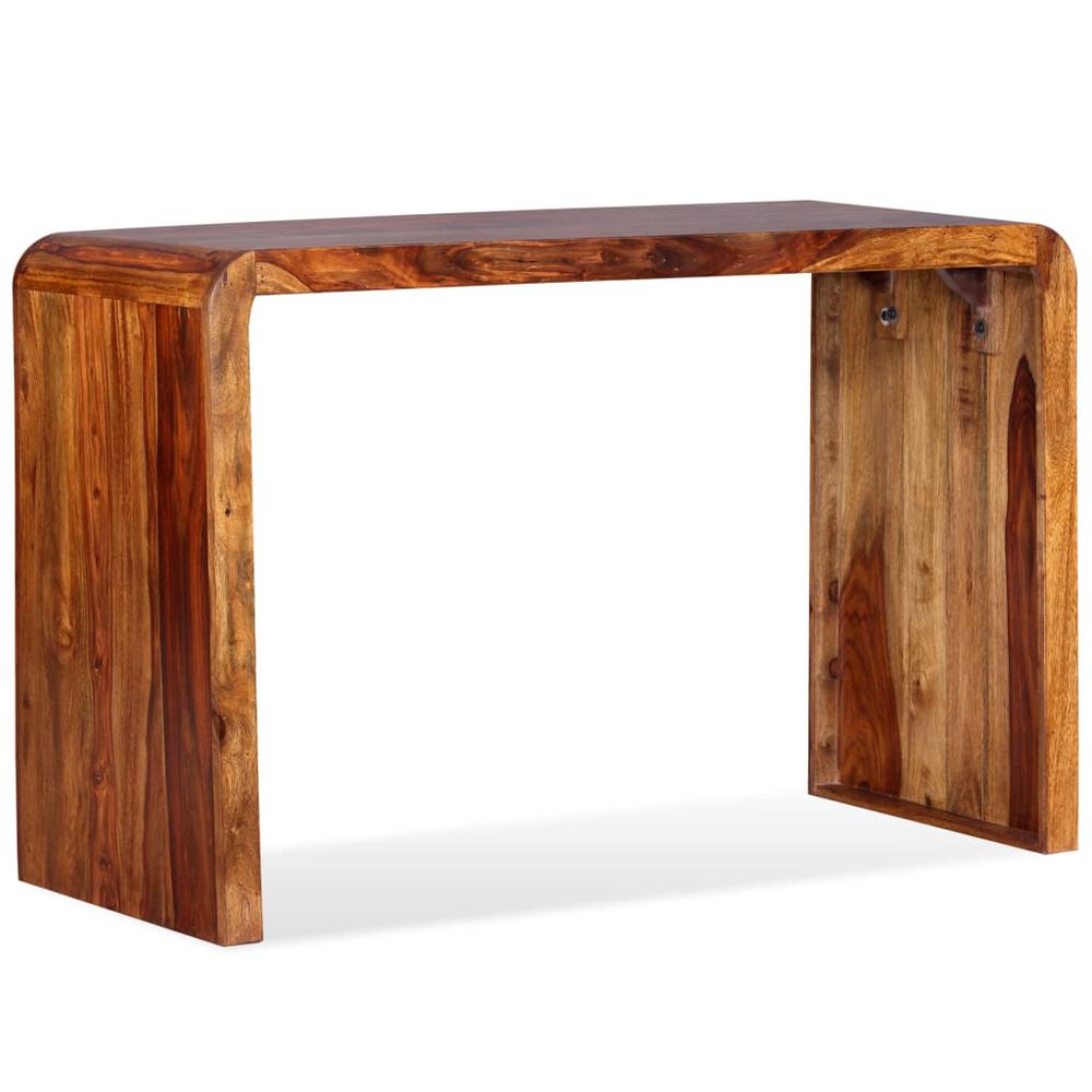 Sideboard/Desk Solid Sheesham Wood Brown. Picture 6