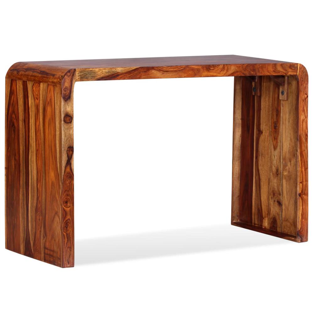 Sideboard/Desk Solid Sheesham Wood Brown. Picture 8