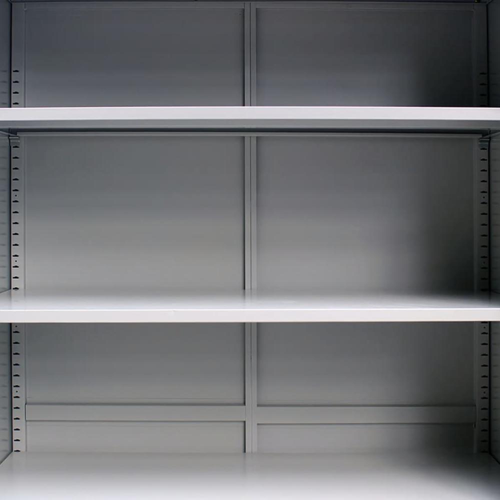 vidaXL Office Cabinet 35.4"x15.7"x55.1" Steel Gray, 244649. Picture 3