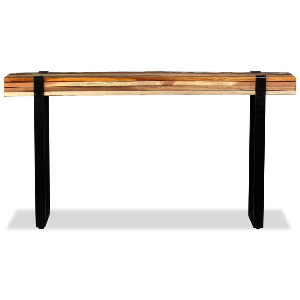 vidaXL Console Table Solid Reclaimed Wood Adjustable, 244594. Picture 7