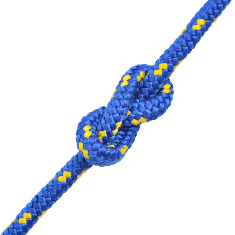 vidaXL Marine Rope Polypropylene 0.24" 3937" Blue, 91294. Picture 2