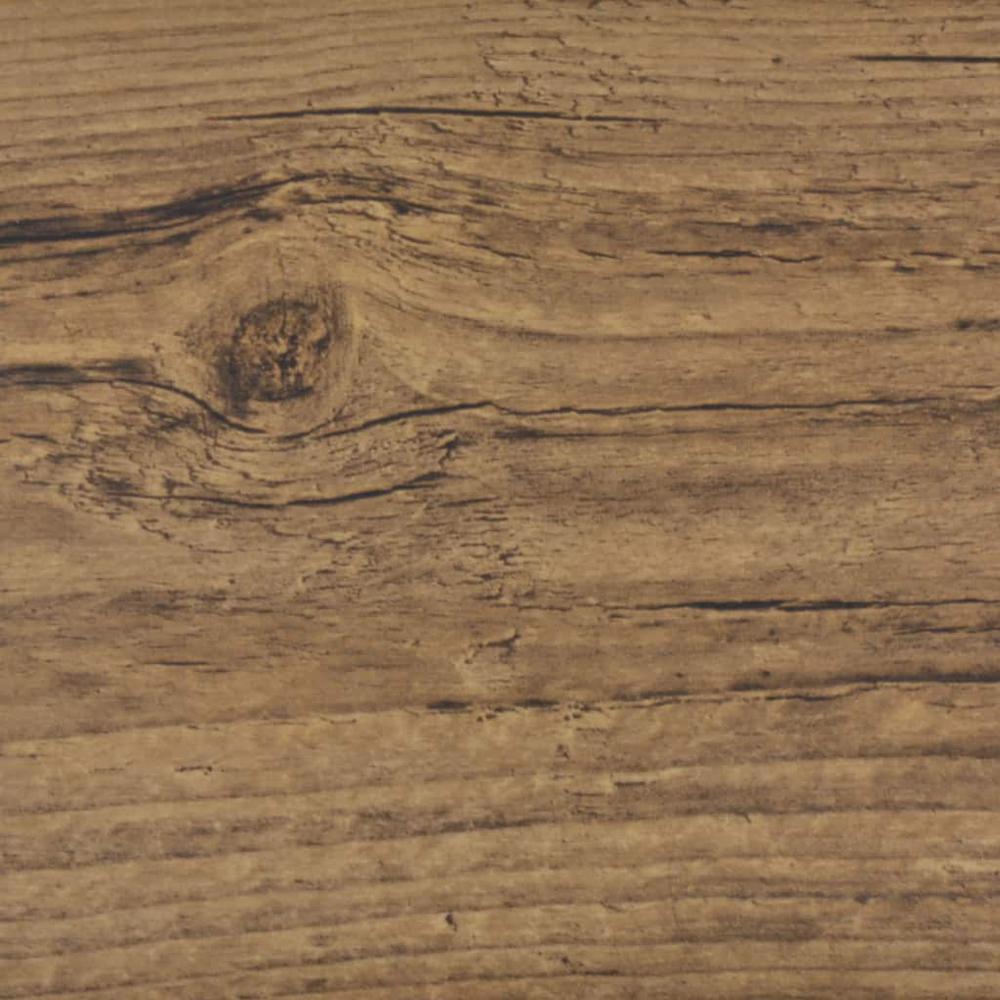 vidaXL Self-adhesive PVC Flooring Planks 54 ftÂ² 0.08" Walnut Brown, 245170. Picture 3