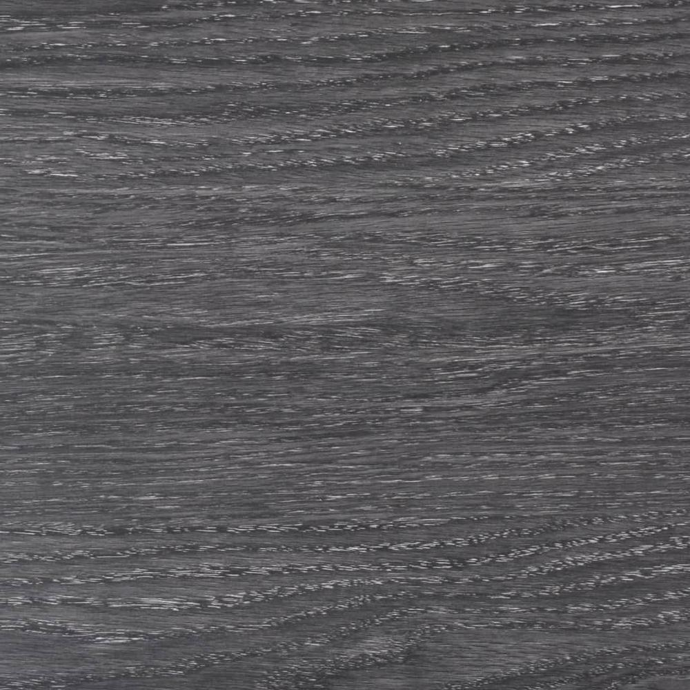 vidaXL Self-adhesive PVC Flooring Planks 54 ftÂ² 0.08" Black and White, 245175. Picture 4