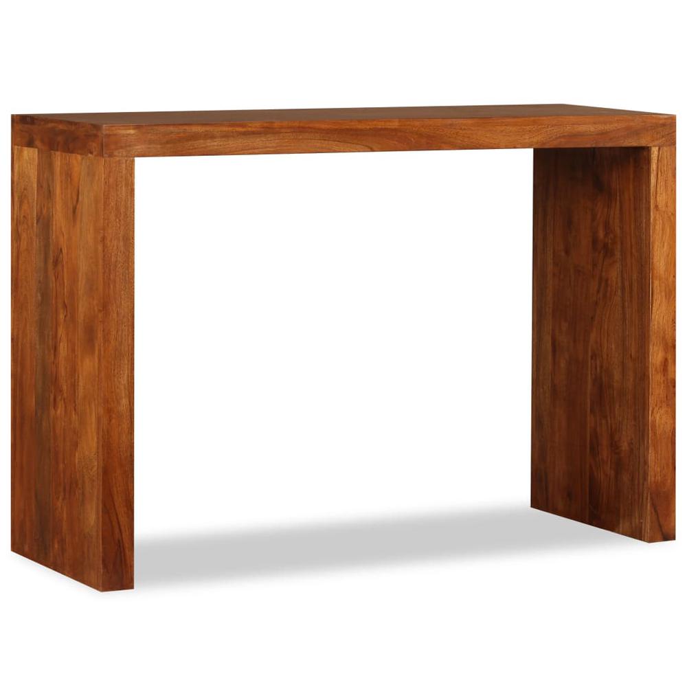 vidaXL Console Table Solid Wood with Sheesham Finish 43.3"x15.7"x30", 244671. Picture 2