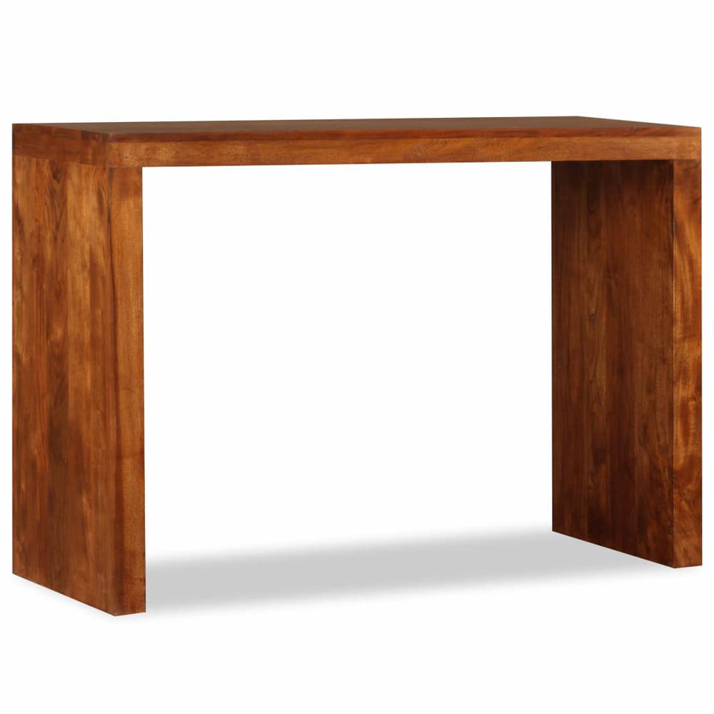 vidaXL Console Table Solid Wood with Sheesham Finish 43.3"x15.7"x30", 244671. Picture 3