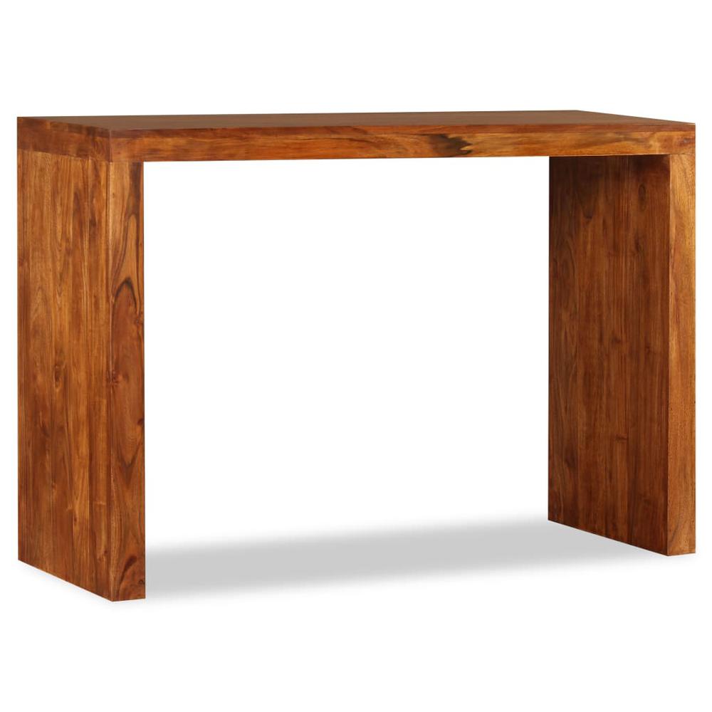 vidaXL Console Table Solid Wood with Sheesham Finish 43.3"x15.7"x30", 244671. Picture 5