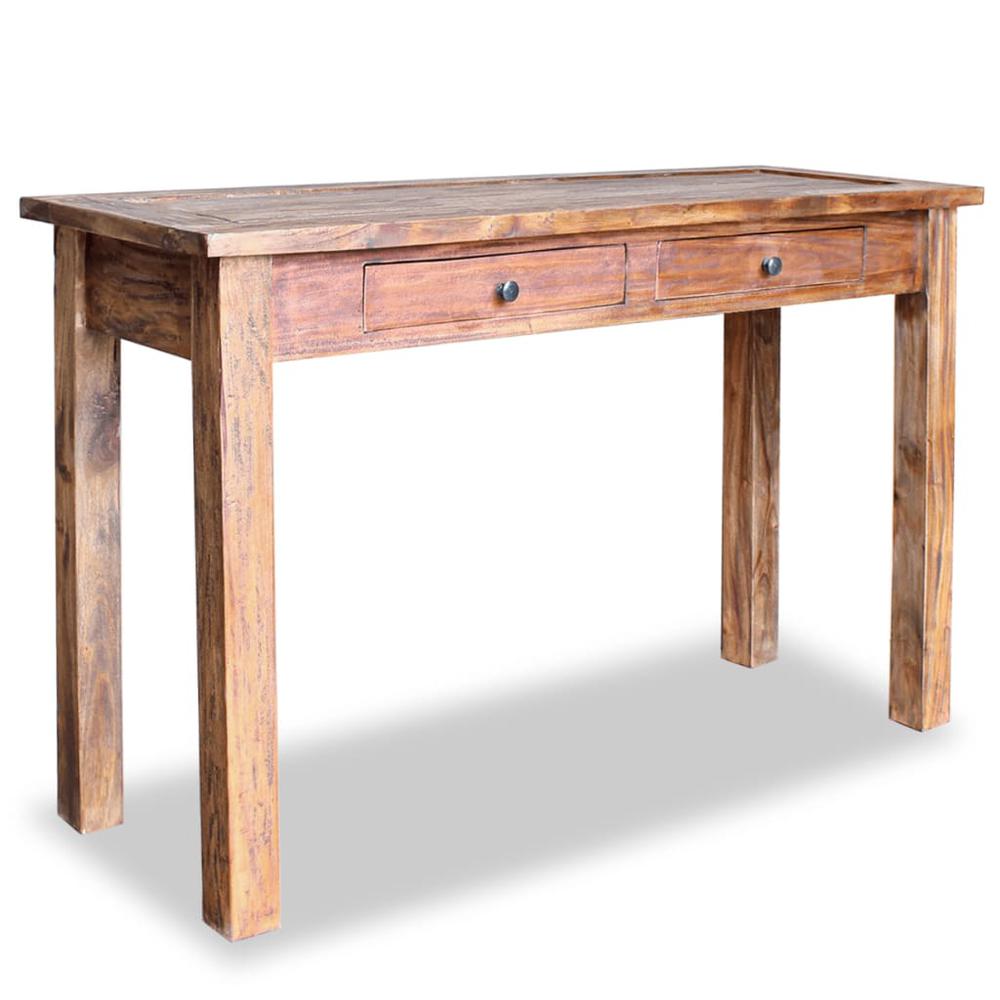 vidaXL Console Table Solid Reclaimed Wood 48.4"x16.5"x29.5", 244494. Picture 1