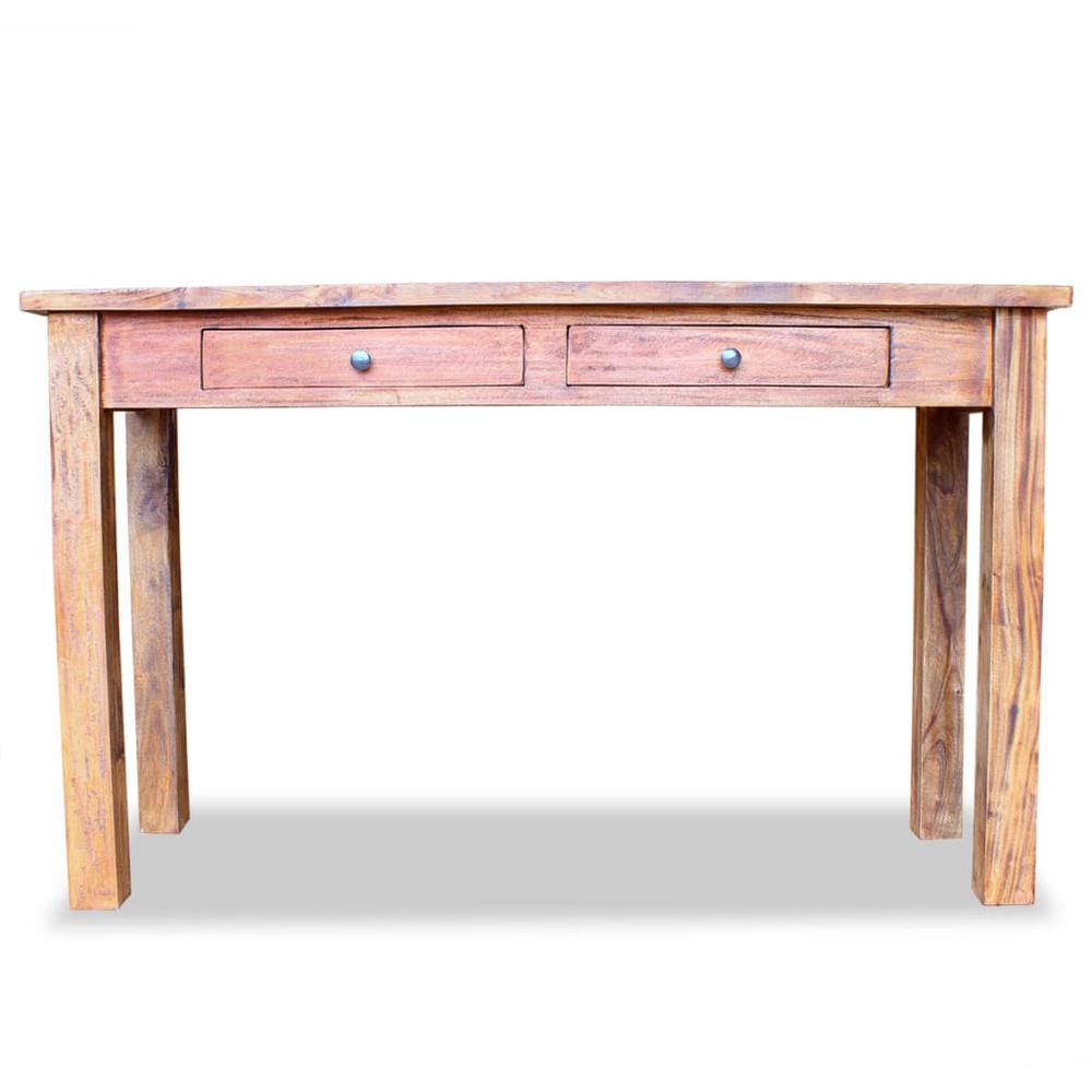 vidaXL Console Table Solid Reclaimed Wood 48.4"x16.5"x29.5", 244494. Picture 3