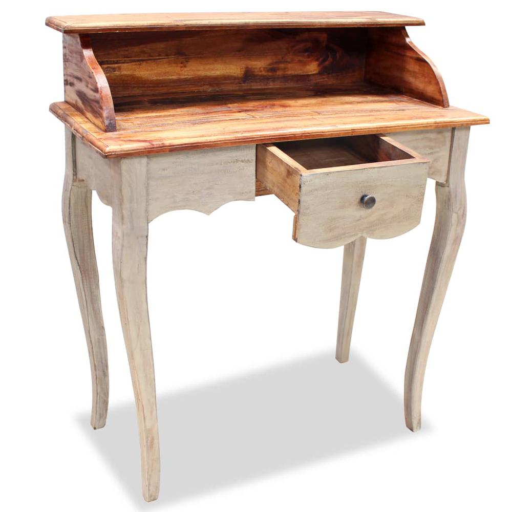 vidaXL Writing Desk Solid Reclaimed Wood 31.5"x15.7"x36.2", 244503. Picture 3