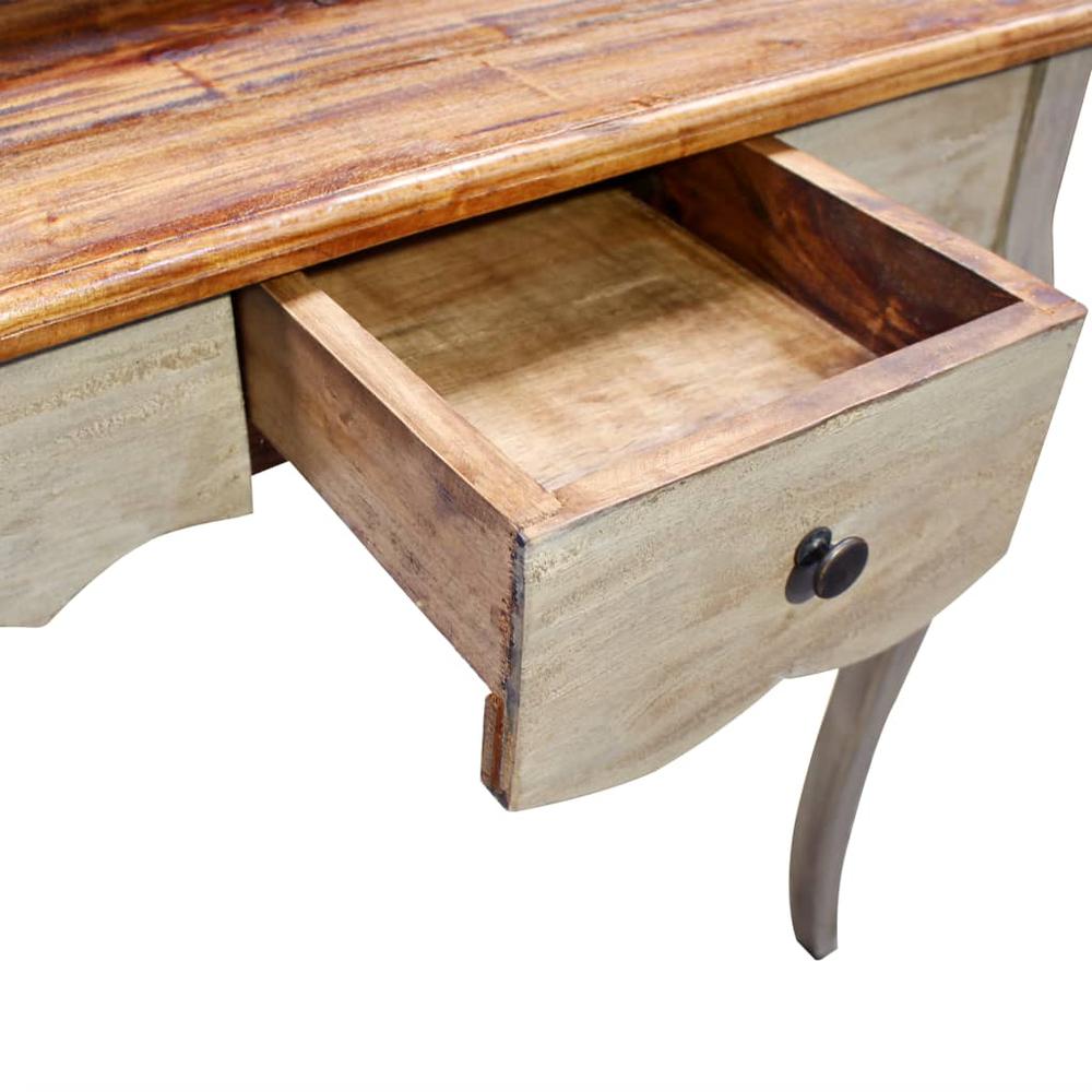 vidaXL Writing Desk Solid Reclaimed Wood 31.5"x15.7"x36.2", 244503. Picture 4