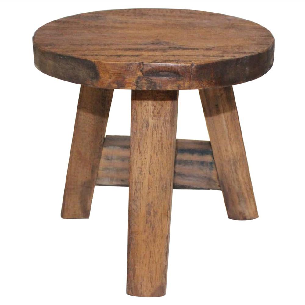 vidaXL Stool Solid Reclaimed Wood, 244508. Picture 1